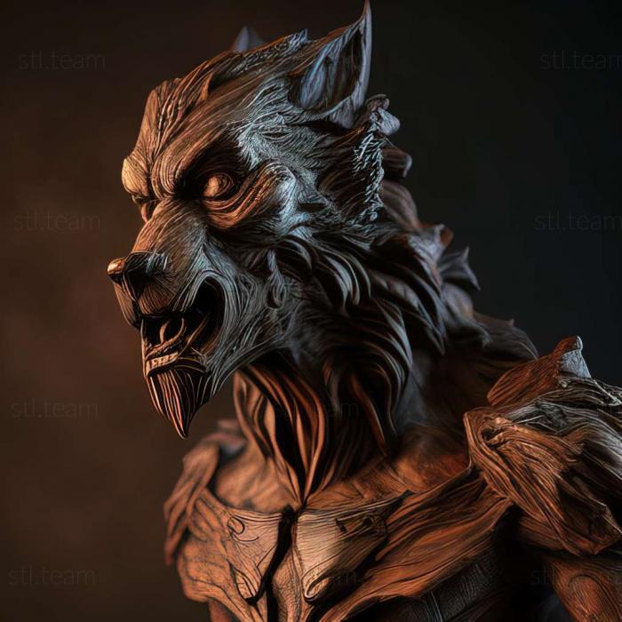 3D model werewolf 3d model (STL)